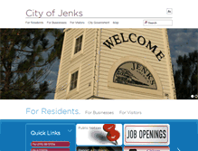 Tablet Screenshot of jenks.com